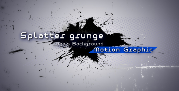 Paint Splatter Grunge - Logo's Background