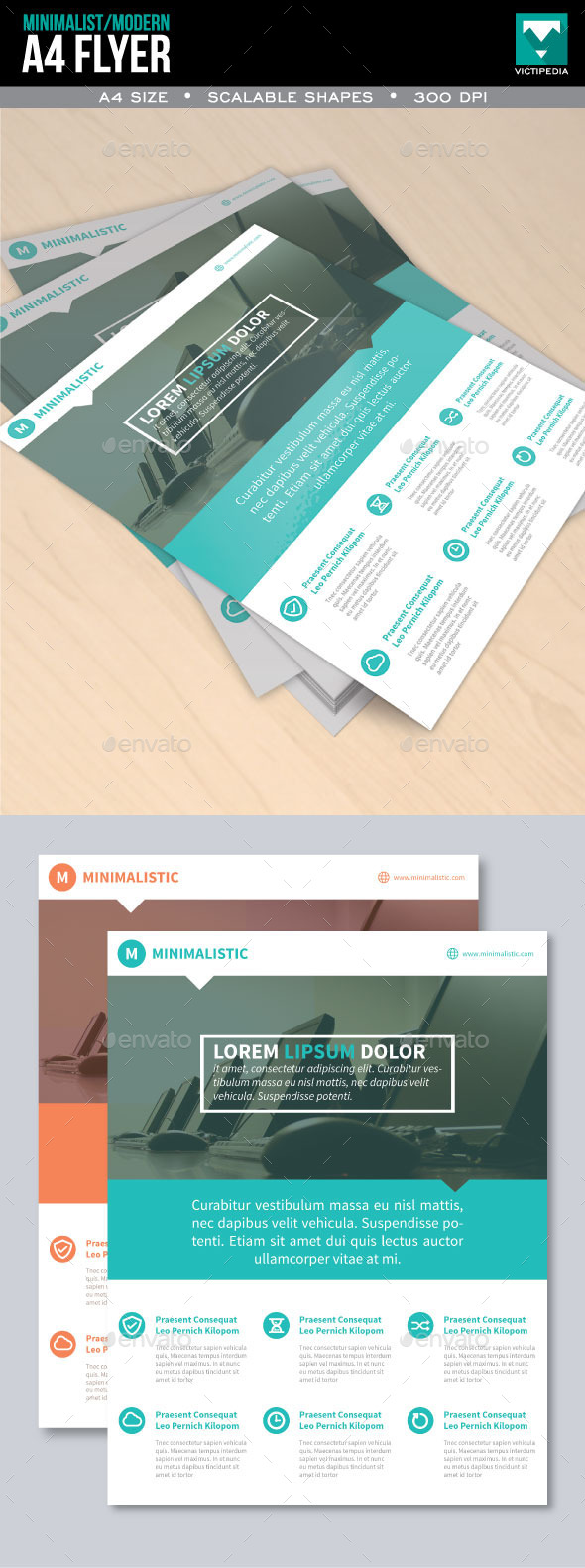 Minimalist and Modern Flyer - Flyers Print Templates