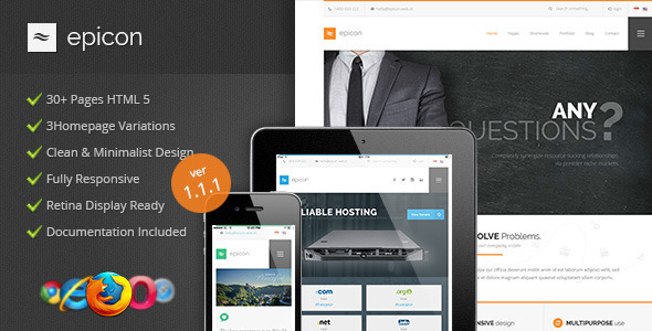 Epicon - Clean - ThemeForest 9655528