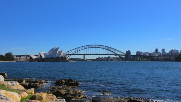 Panoramic View of Sydney Harbour
