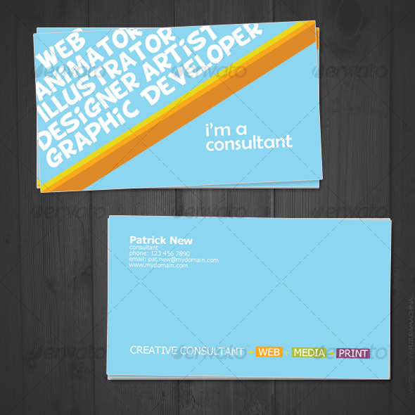 Creative Consultant - Creative Business Cards