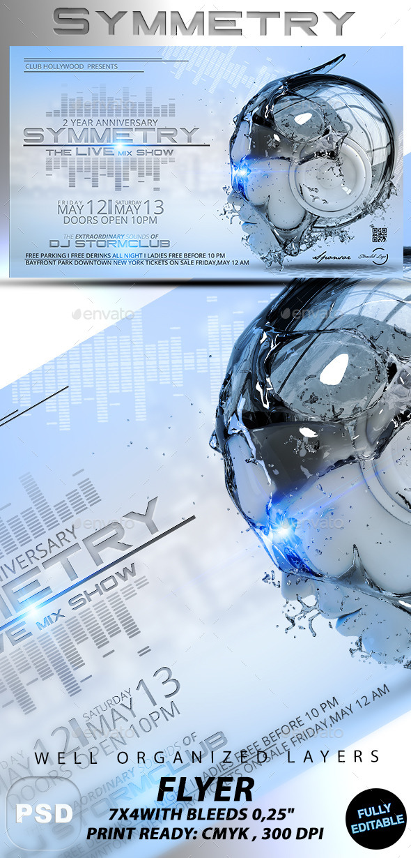 Symmetry - Events Flyers