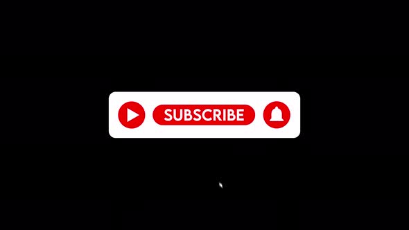 4K Clean Youtube Subscribe Button