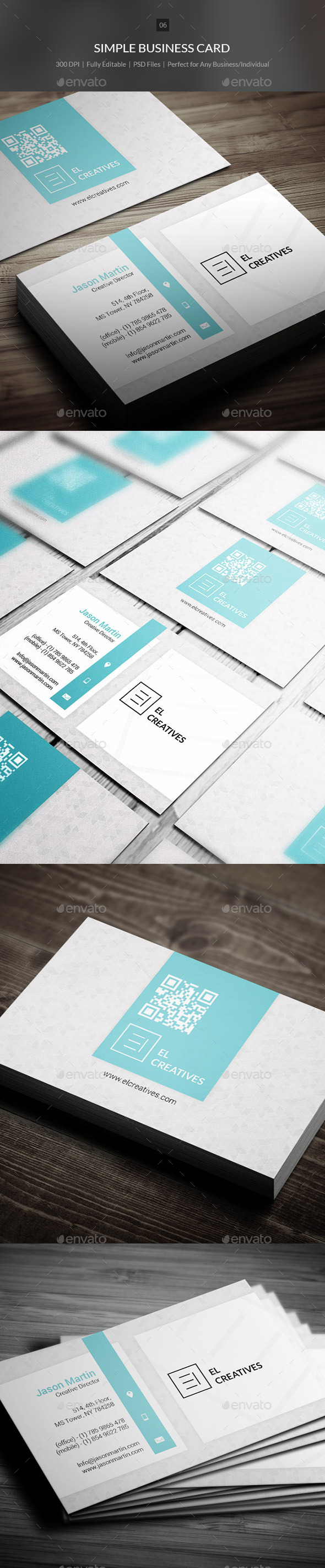 Simple Business Card - 06 - Corporate Business Cards
