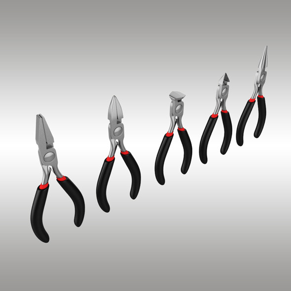 Pliers Set - 3Docean 10339579