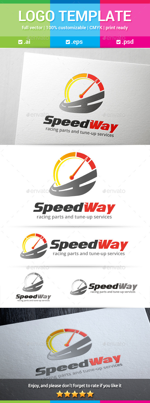 Speed Way Logo - Objects Logo Templates