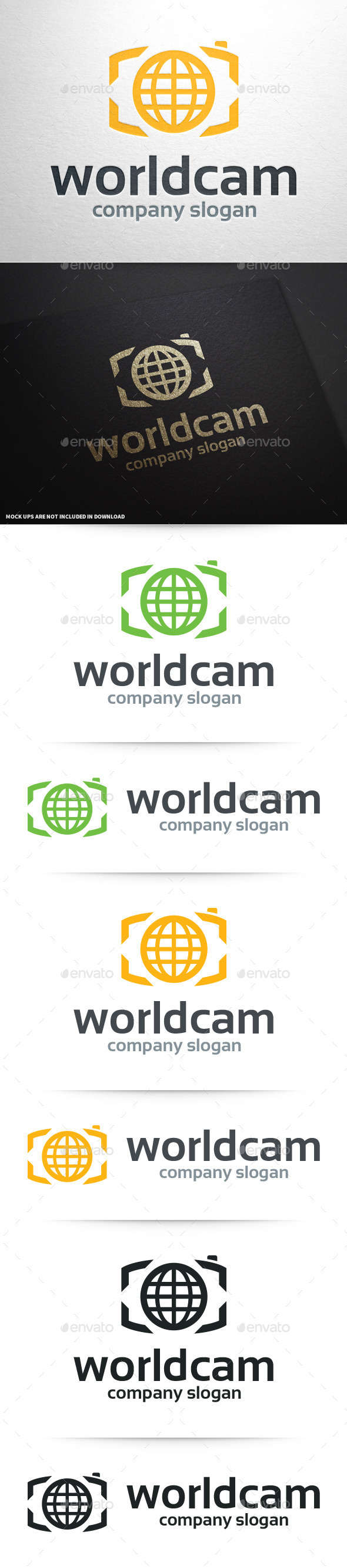 World Camera Logo Template - Symbols Logo Templates