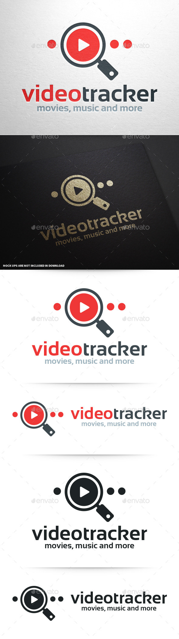 Video Tracker Logo Template - Objects Logo Templates