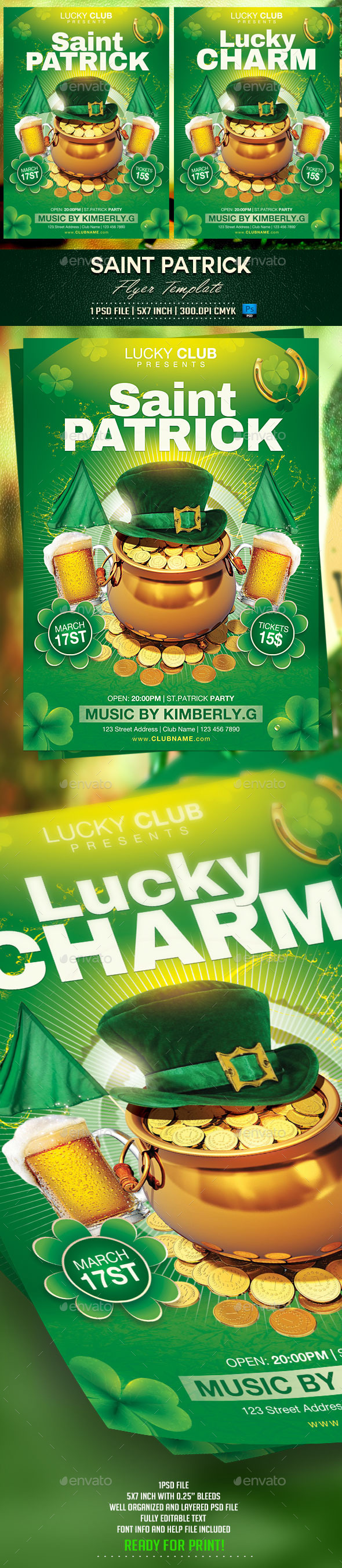 Saint Patrick Flyer Template - Events Flyers