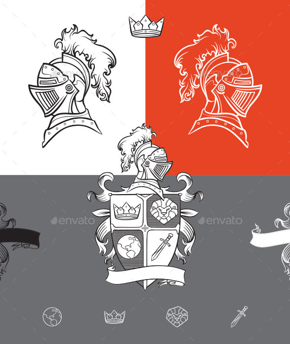 Medieval Ornaments - Flourishes / Swirls Decorative