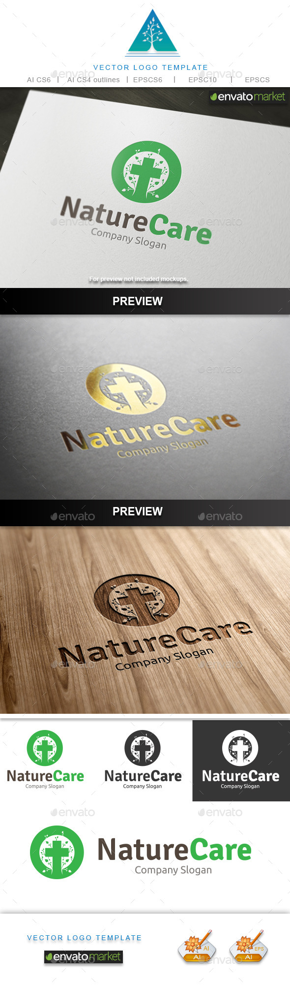 Nature Care Logo - Symbols Logo Templates