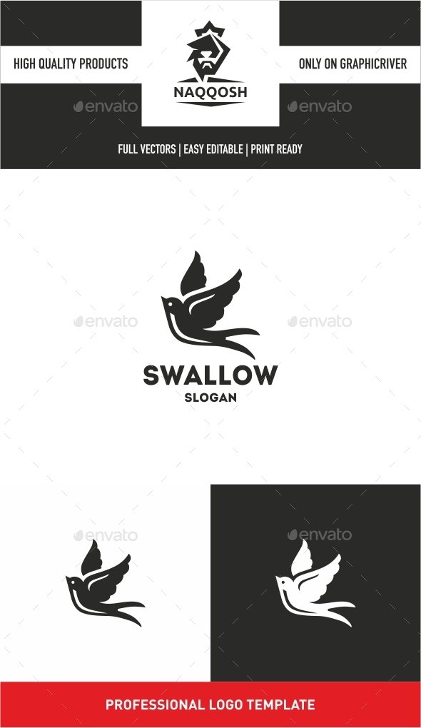 Swallow - Nature Logo Templates