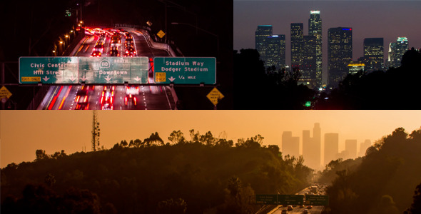 Downtown Los Angeles Freeway (3-Pack) alt