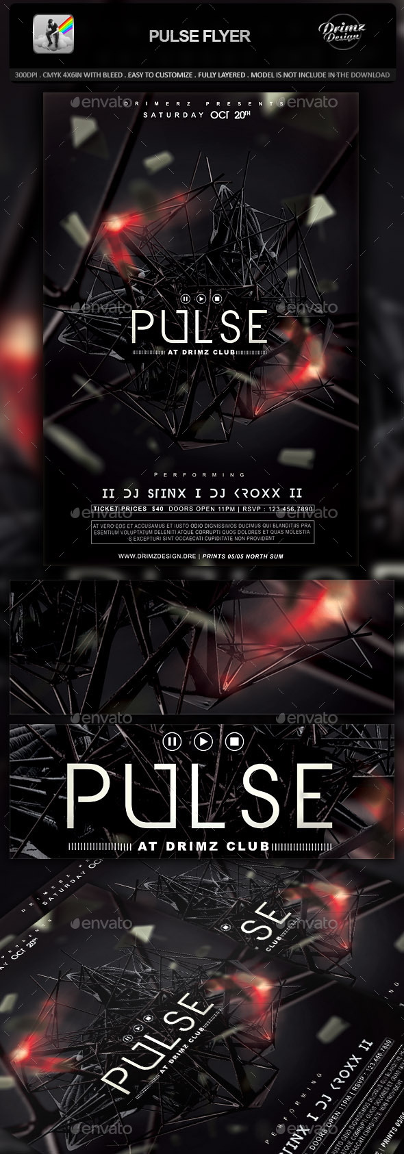Pulse Flyer - Events Flyers
