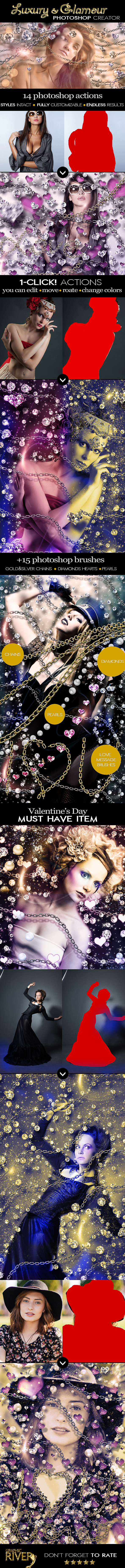 Luxury Glamour Photo Effects Photoshop Actions - Photo Effects Actions