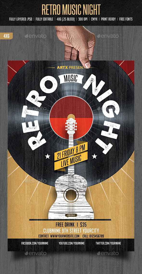 Retro Music Night - Clubs & Parties Events