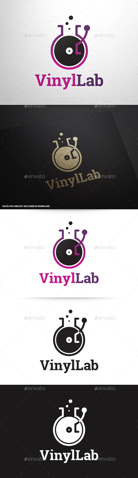 Vinyl Lab Logo - Objects Logo Templates