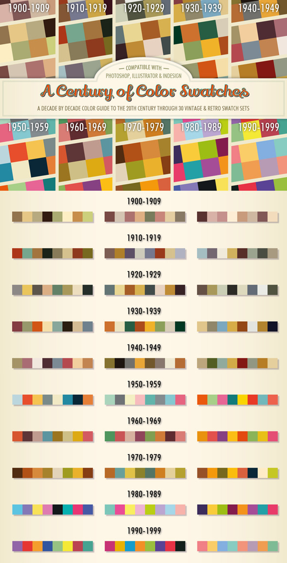 A Century of Color - Retro Swatches - Add-ons