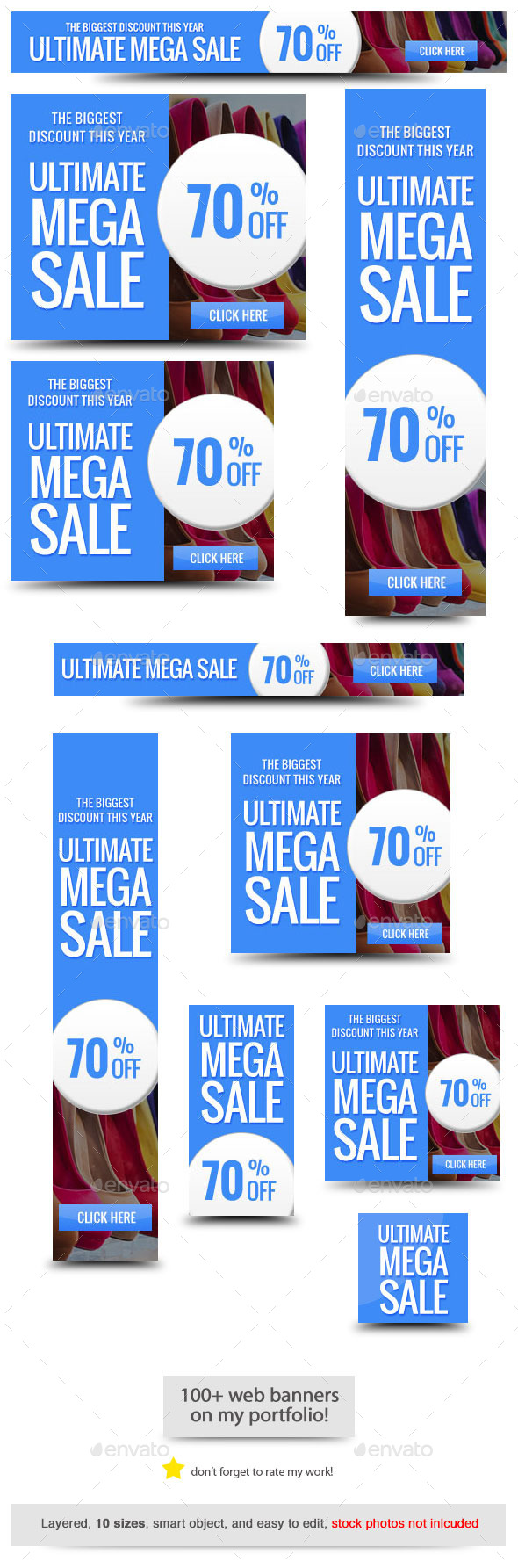 Ultimate Mega Sale - Banners & Ads Web Elements