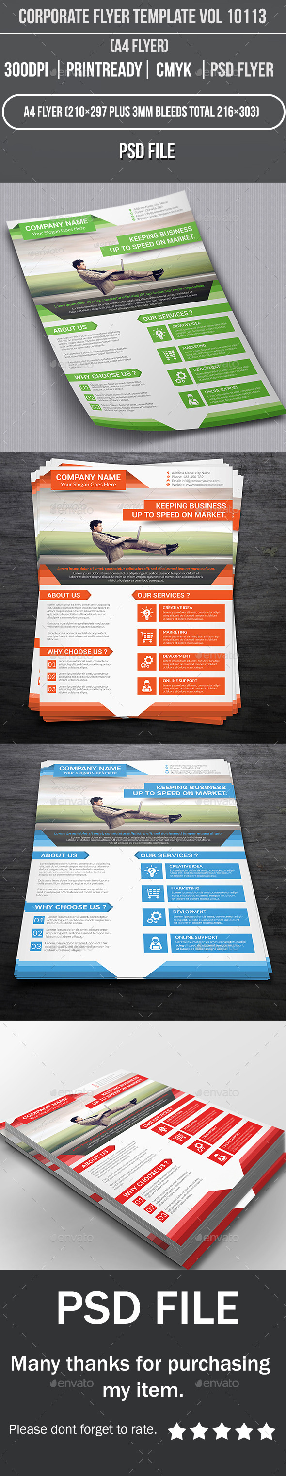 Corporate Flyer Template Vol 10113 - Corporate Flyers