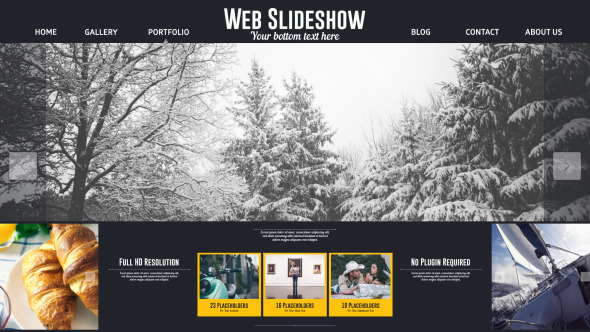 Web Slideshow - VideoHive 10351793