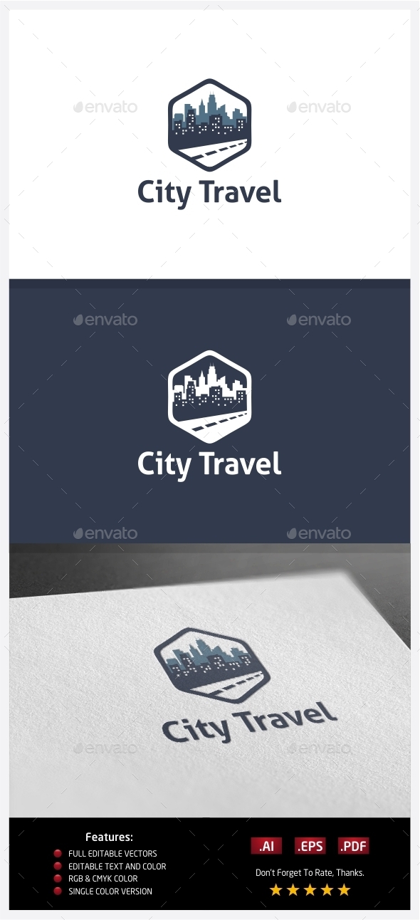 City Travel Logo - Buildings Logo Templates