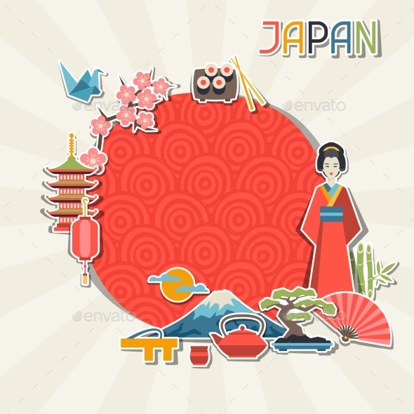 Japan Background Design - Travel Conceptual