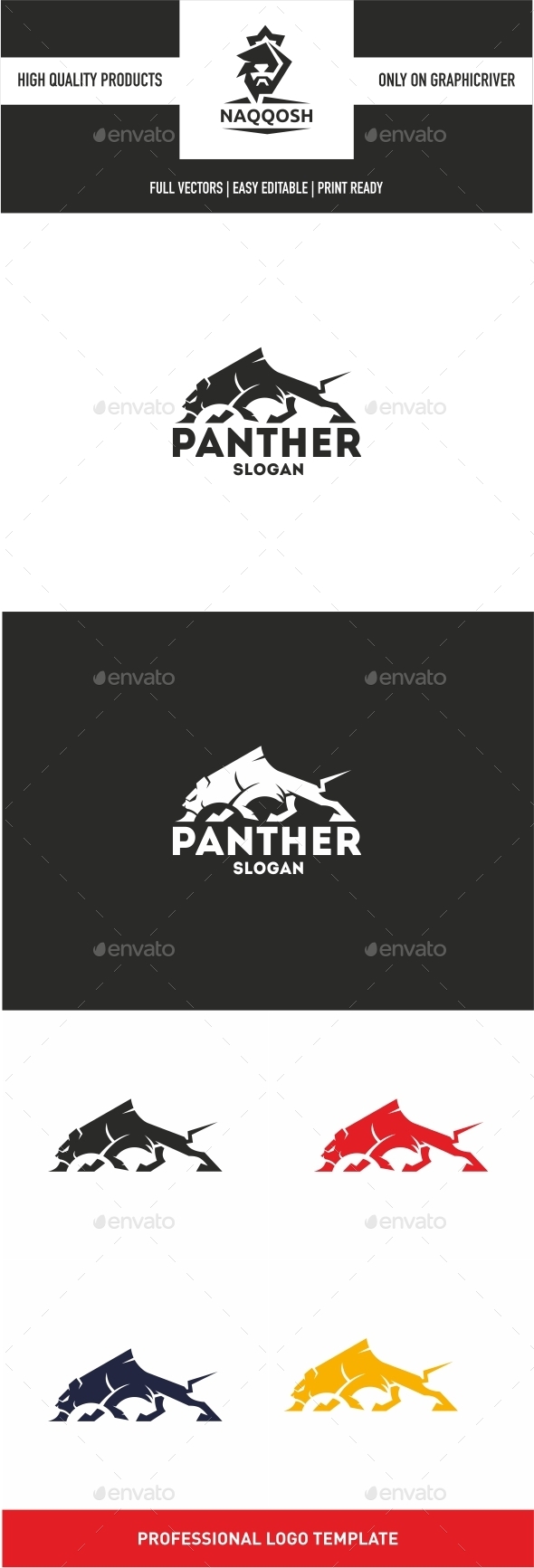Panther Logo - Animals Logo Templates