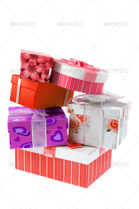 Stack of Gift Boxes - Stock Photo - Images