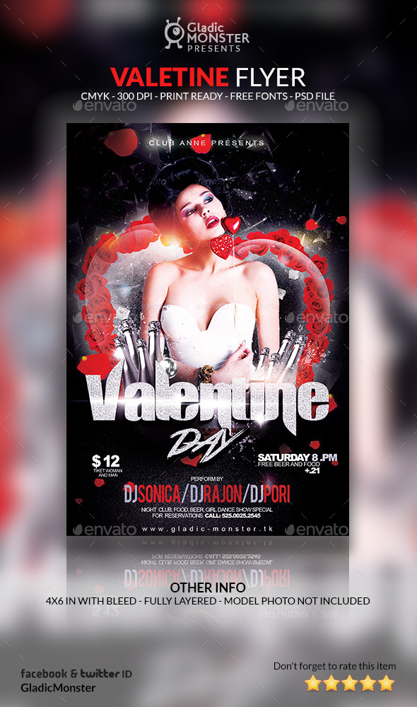 Valentine Party Flyer - Clubs & Parties Events