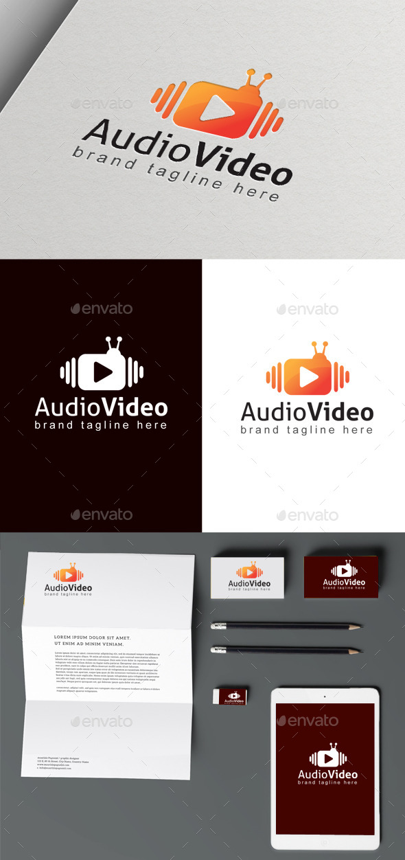 Audio Video - Objects Logo Templates