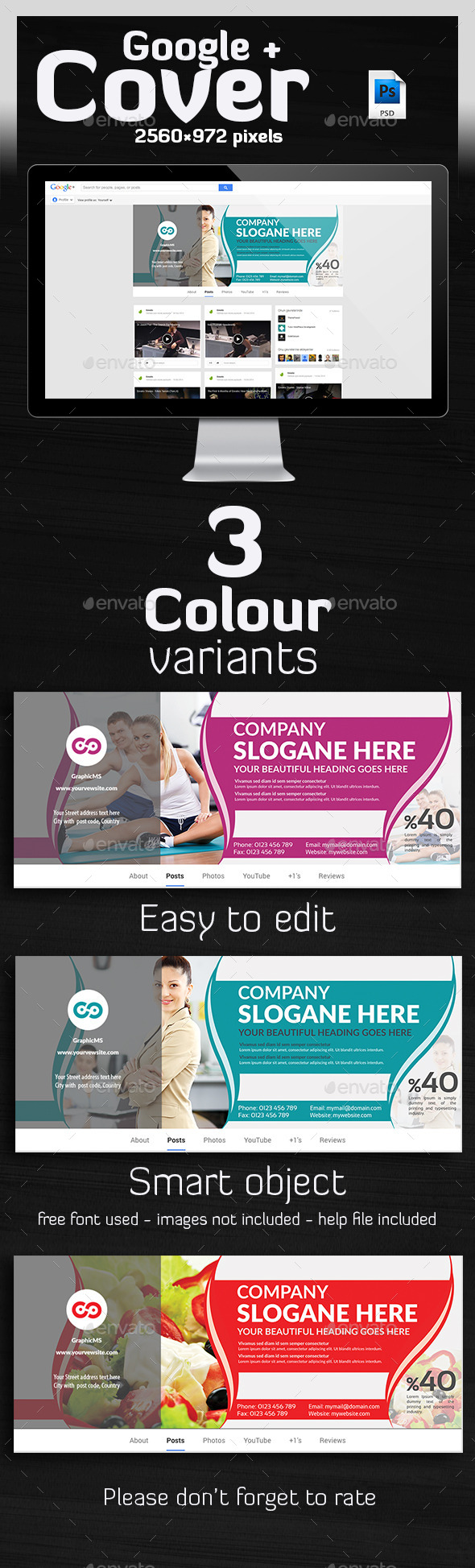 Multipurpose Google Plus Cover - Miscellaneous Social Media