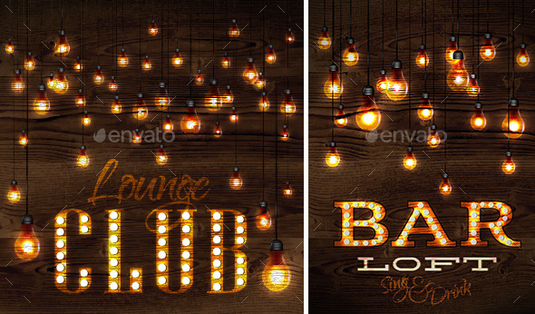Loft Glowing Lights - Concepts Business