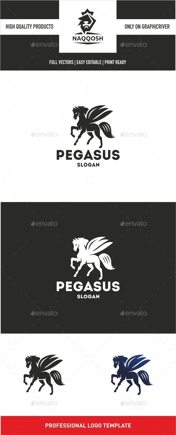 PEGASUS - Crests Logo Templates