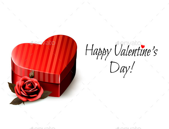 Holiday Vintage Valentines Day Background - Valentines Seasons/Holidays