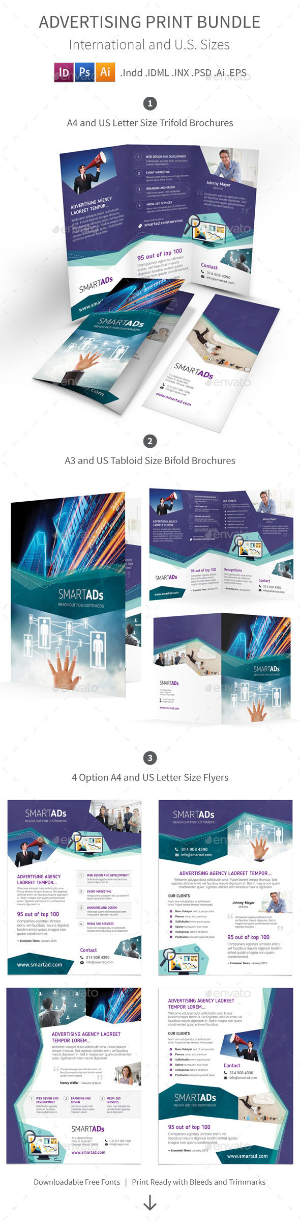 Advertising Print Bundle - Informational Brochures