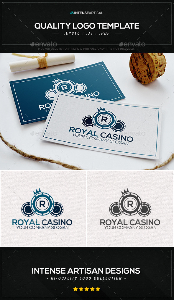 Royal Casino Logo Template