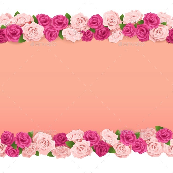 Flower Frame - Backgrounds Decorative