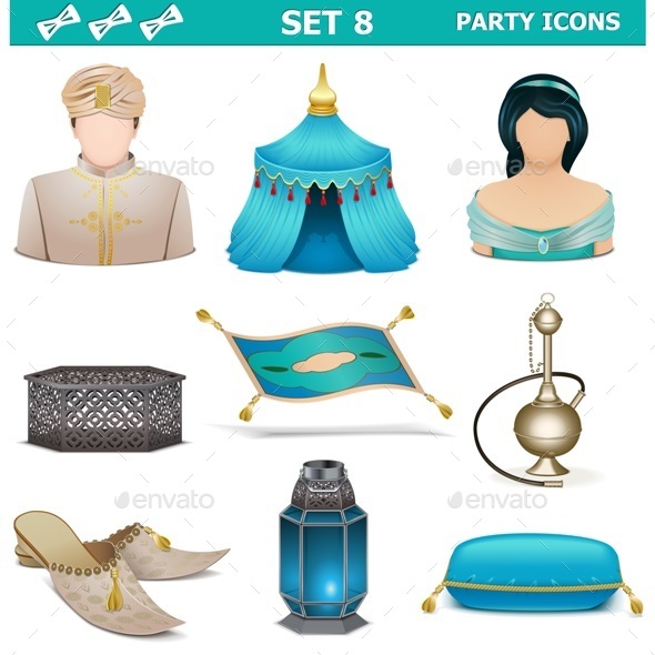 Party Icons Set 8 - Miscellaneous Vectors