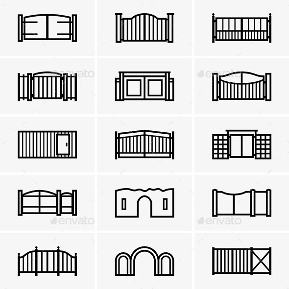 Gates - Buildings Objects