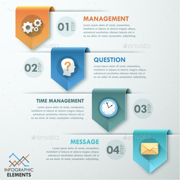 Modern Infographic Paper Template - Infographics