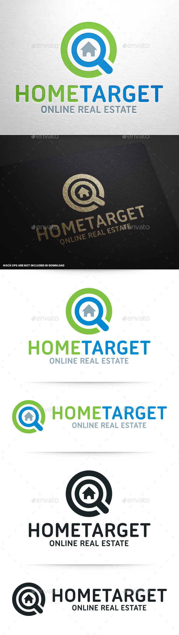 Home Target Logo Template - Objects Logo Templates