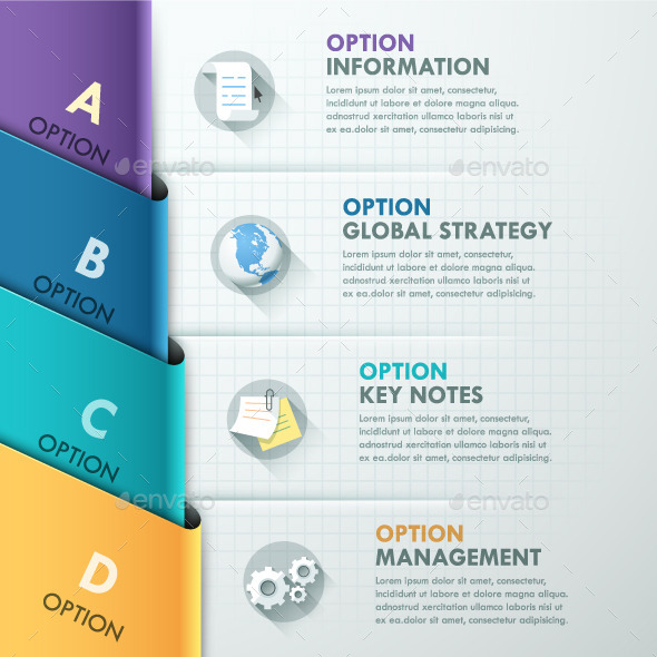 Modern Infographic Options Template - Infographics