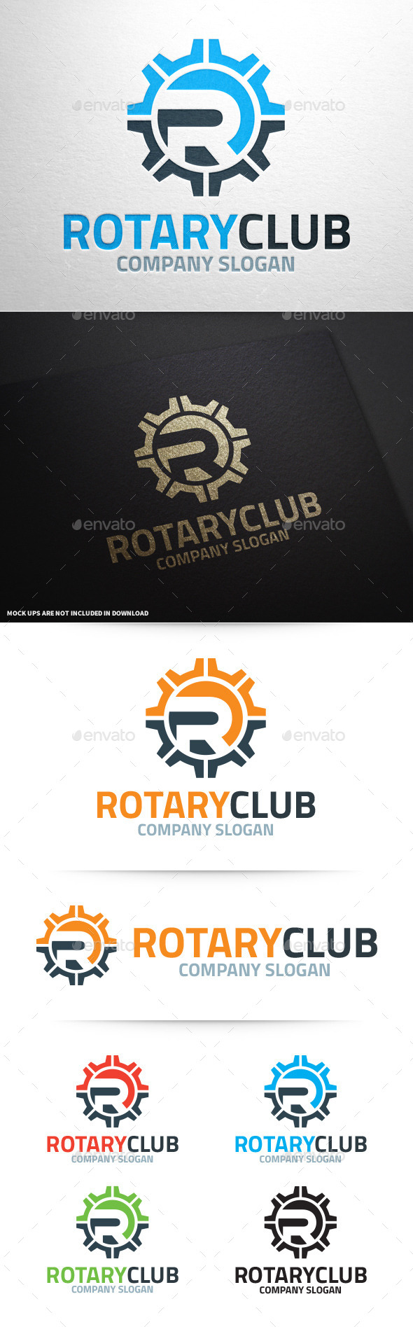Rotary Club - Letter R Logo - Letters Logo Templates