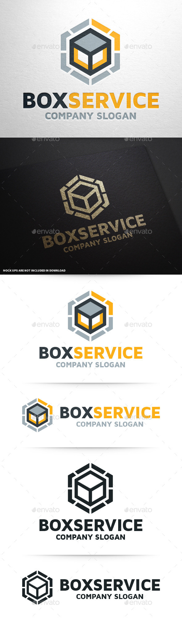 Box Service Logo Template - Objects Logo Templates