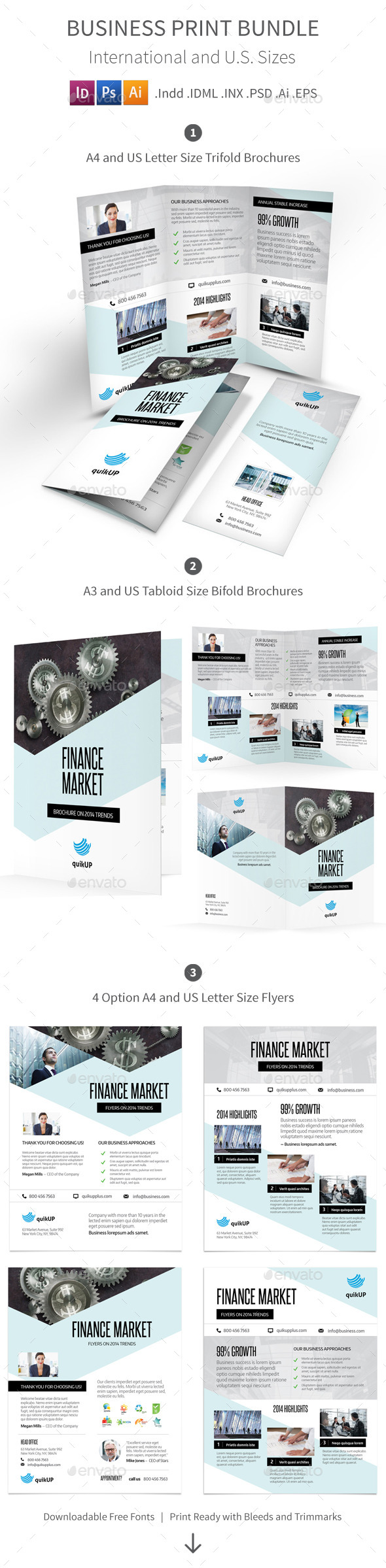 Business Print Bundle - Corporate Brochures