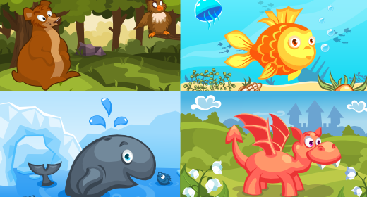 Cartoon animals Pack