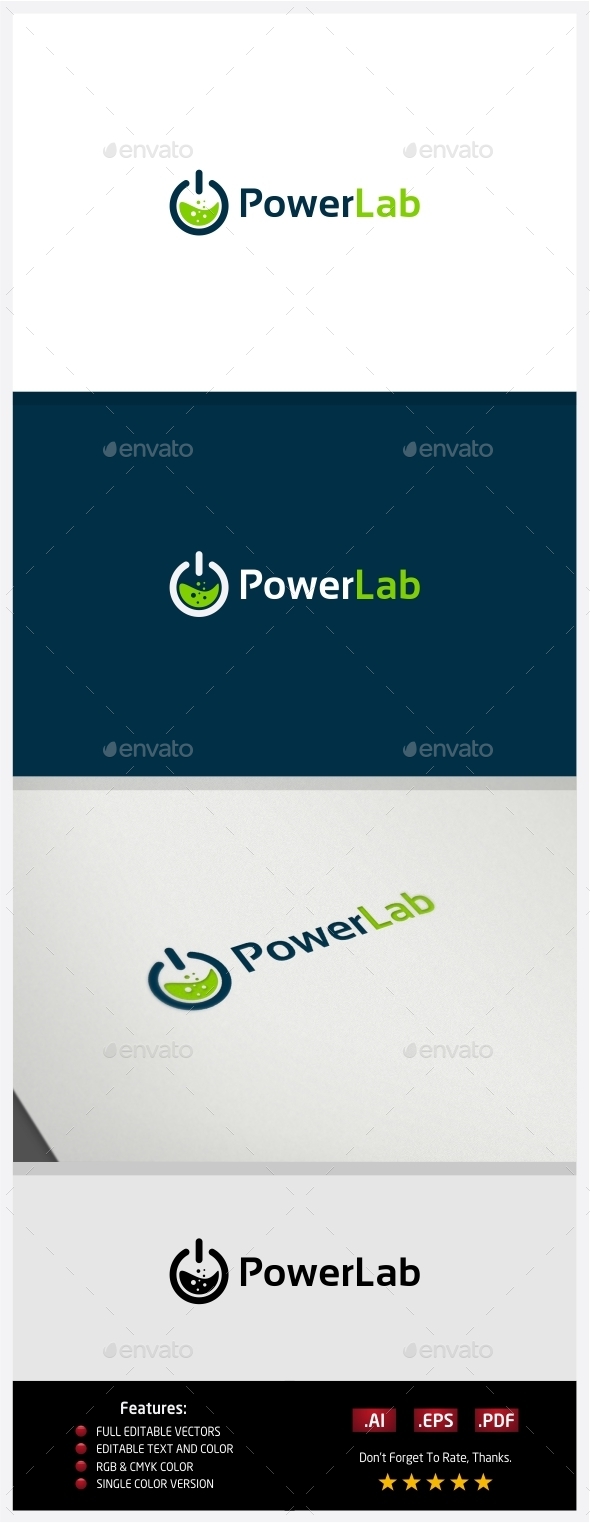Power Lab Logo - Logo Templates