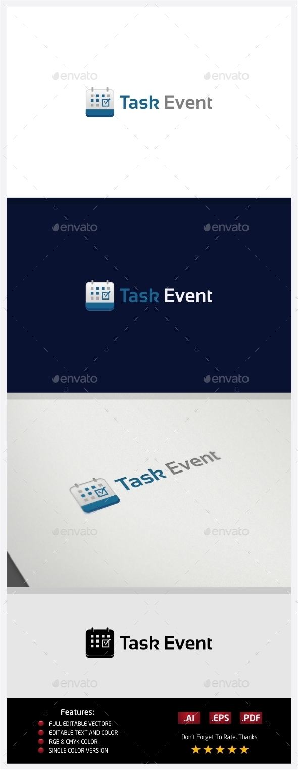 Task Event Logo - Logo Templates
