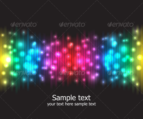 Abstract rainbow colours background - Backgrounds Decorative